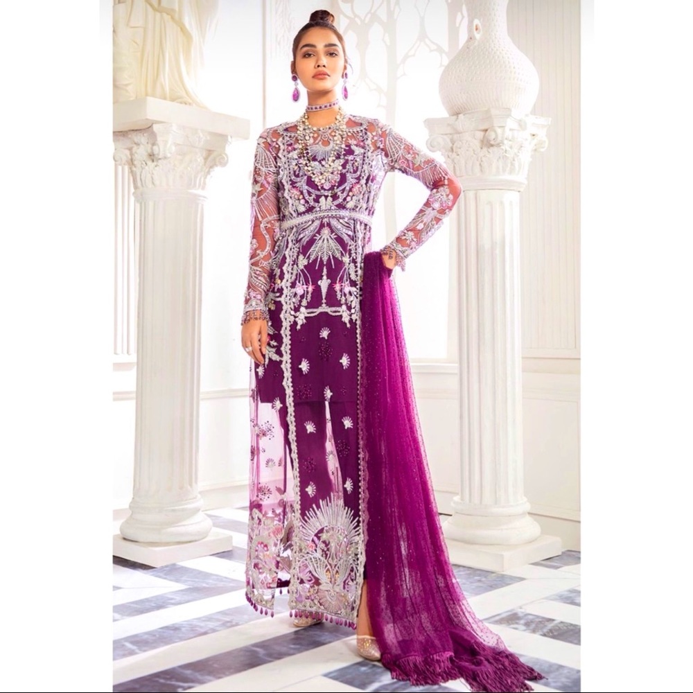 SOLD Suffuse Freesia Wedding Collection Plum